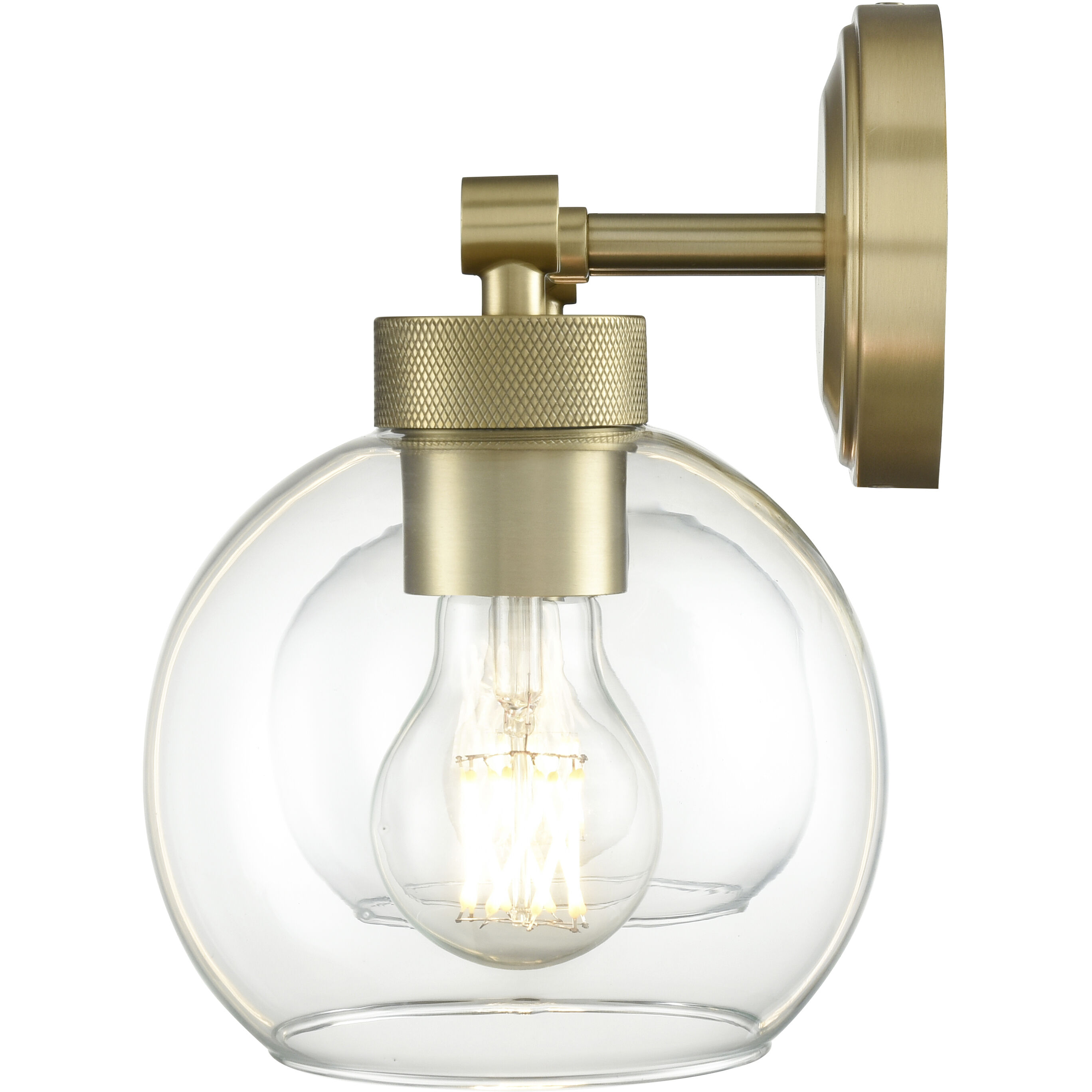 Jonatan 2 Light 16 inch Vintage Brass Bathroom Vanity Light Wall Light